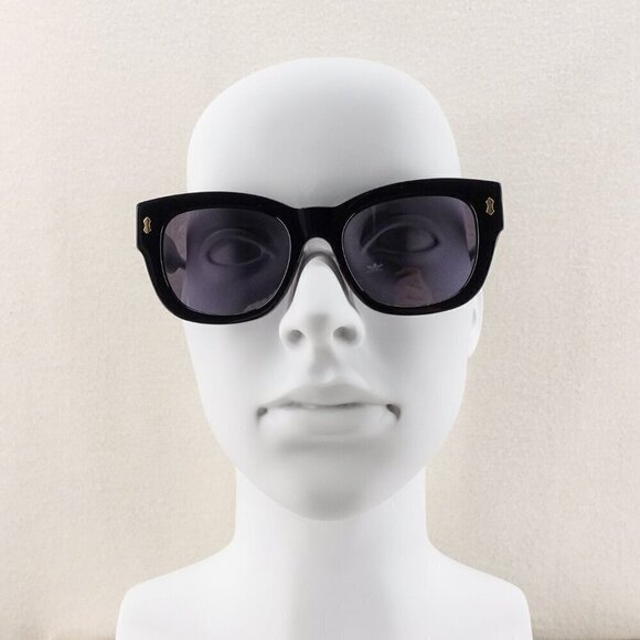 Gucci GG1110 Square Sunglasses Black Gray OS - Picture 9 of 15